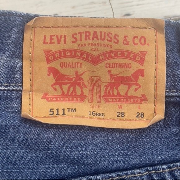 Levi’s 511 Slim Jeans 28x28 - Picture 3 of 4